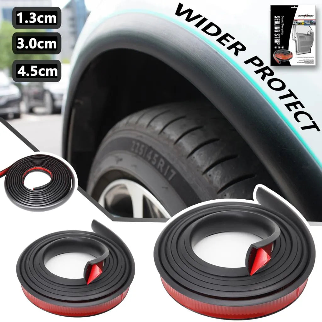 New Universal Car Wheel Arch Fender Flares Eyebrow Lip Protector Trim Mudgu