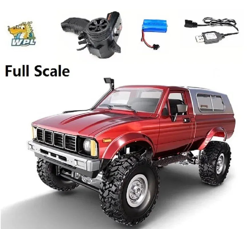 NewFull Scale WPL C24 Upgrade C24-1 1:16 RC CAR 4WD Radio Control Off-Road