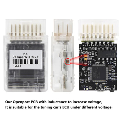 New2023 Openport 2.0 ECU Flash open port USB 2.0 Auto Chip Tuning OBD2 Car