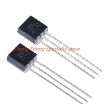 New10pcs Sensor Electronic chip DS18B20 TO-92 18B20 chips Temperature Senso