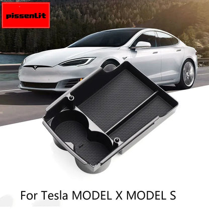 New Car Central Content Box Armrest Storage Box for Tesla Model S/Model X A