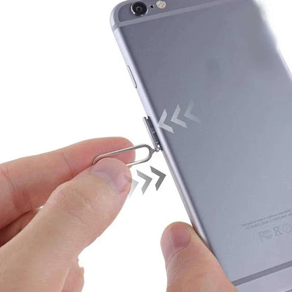 1-100PC Universal Anti Loss Pin Eject Sim Card Tray Open Pin Needle Key Tool For iPhone 15 Samsung Xiaomi Redmi Huawei