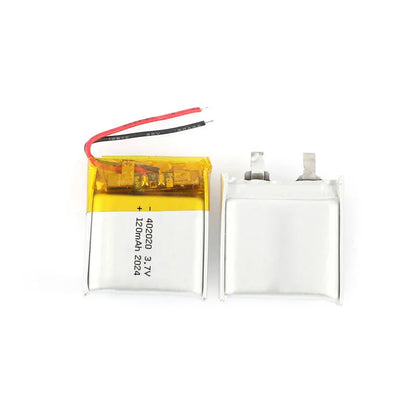 PC 1-10PCS 402020 3.7V Battery 120mAh 042020 Li-Polymer Batteries  Cordless Phones Walkie Talkies Bluetooth Mouse Audio Speakers