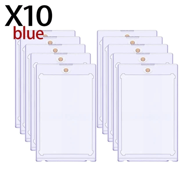 1-10PC Hard PC Magnetic Card Holder For Photocards Game idol Kpop Cards Transparent Protector Cover Magnet Clear Display Case