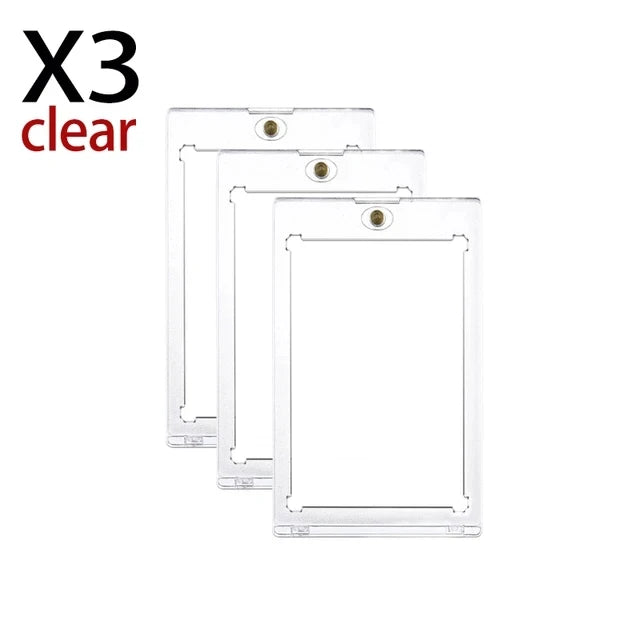 1-10PC Hard PC Magnetic Card Holder For Photocards Game idol Kpop Cards Transparent Protector Cover Magnet Clear Display Case