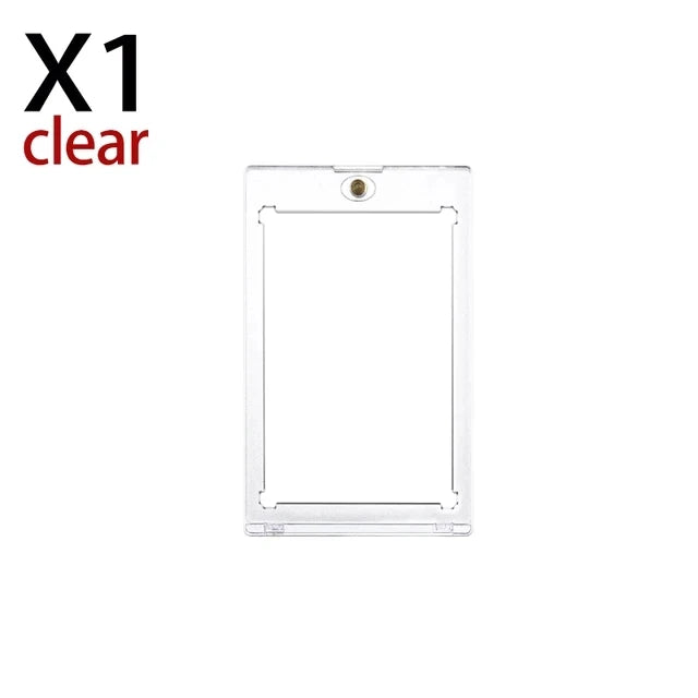 1-10PC Hard PC Magnetic Card Holder For Photocards Game idol Kpop Cards Transparent Protector Cover Magnet Clear Display Case