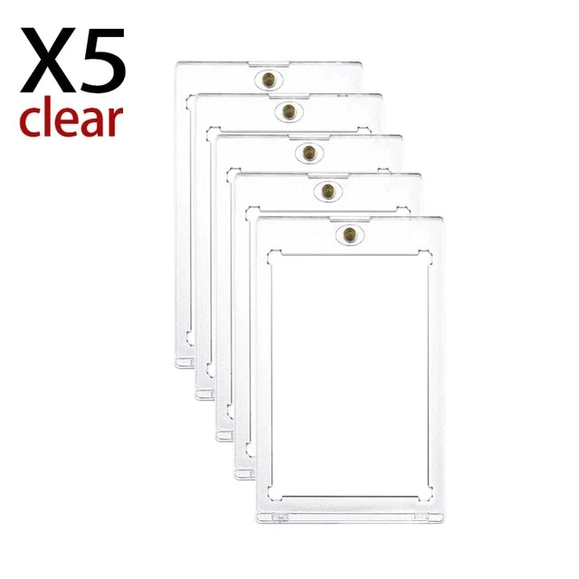 1-10PC Hard PC Magnetic Card Holder For Photocards Game idol Kpop Cards Transparent Protector Cover Magnet Clear Display Case