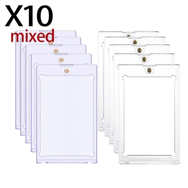 1-10PC Hard PC Magnetic Card Holder For Photocards Game idol Kpop Cards Transparent Protector Cover Magnet Clear Display Case