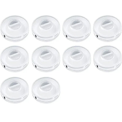 1-10PC Rotatable Cable Winder Box Portable Round USB Data Cord Organizer Headphone Charging Line Management Storage Box