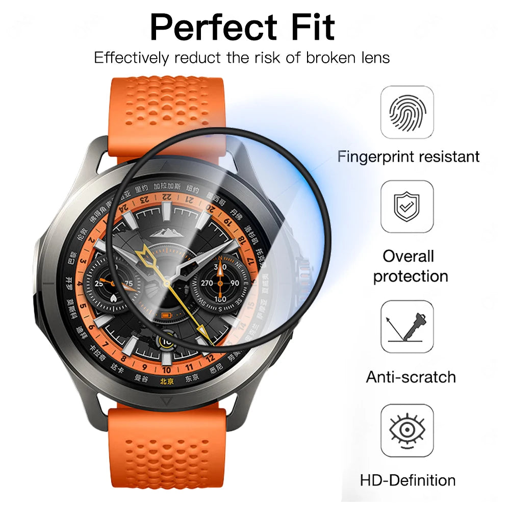 1-10PC Screen Protector  Xiaomi Watch S4 Sport HD Anti-scratch Full Coverage Protective Films For Mi S4 Sport Not Glass