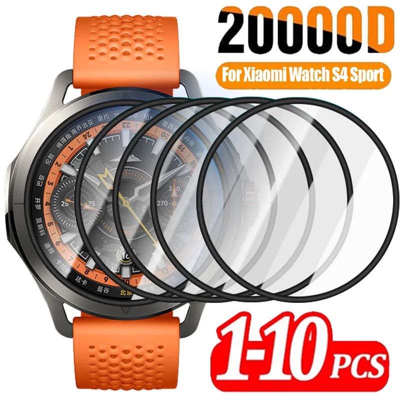 1-10PC Screen Protector  Xiaomi Watch S4 Sport HD Anti-scratch Full Coverage Protective Films For Mi S4 Sport Not Glass