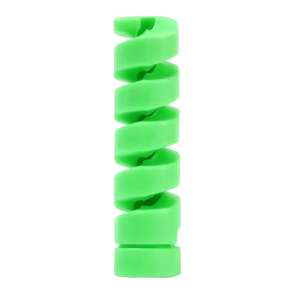 1-10PC Spiral Cable Winder Protector For iPad iPhone Charging Cord Management Holder Anti-fracture Wire Organizer Cover