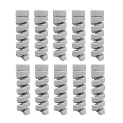 1-10PC Spiral Cable Winder Protector For iPad iPhone Charging Cord Management Holder Anti-fracture Wire Organizer Cover