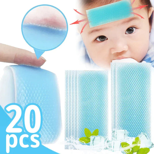 1-10Pack Mobile Phone Cooling Patches Multifunction Lower Temperature Hydrogel Cooling Sticker For Kids Adult Cellphones Cooler