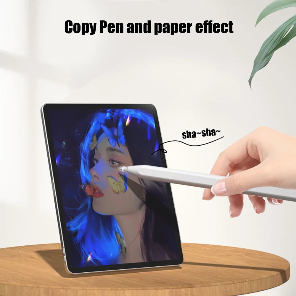 1-10Pcs Transparent Fiber Cover For Apple Pencil 1st 2nd Generation Replacement Pen Tips For iPencil 1/2 Anti-slip Pencil Nib