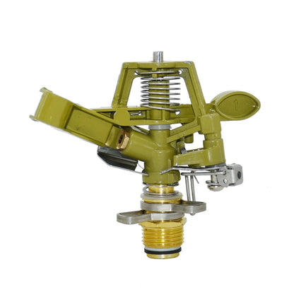 1/2 3/4 inch Metal Pulsating Sprinkler 360 Degree Rocker Arm Rotating Lawn Watering Sprinklers   Garden Irrigation System