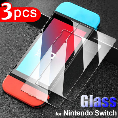 1/2/3Pack Premium Tempered Glass For Nintendo Switch Lite/Switch Oled Screen Protector HD Clear Anti-Scratch Protective Films