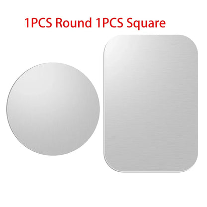 PC 1/2/5/10pcs Magnetic Metal Plate Disk Car Phone Holder Stickers Magnetic Patch Sticker  Tablet Mobile Phone Car Stand Mount