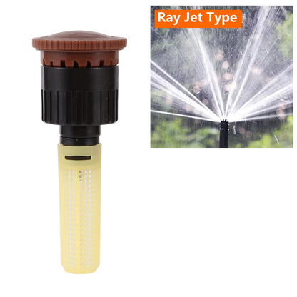 1/2" Female Thread Automatic Retractable Misting Sprinkler Lawn Turf Irrigation Tool Gardening Buried Pop-Up Watering Sprinkler