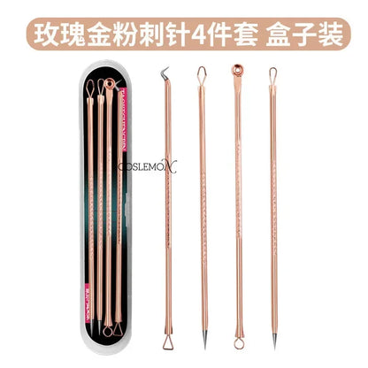 1/2 Sets Blackhead Remover Professional Acne Pimple Blemish Beauty Women Skin Care Facial Cleaning Skin Care Tool 4/16pcs Kit