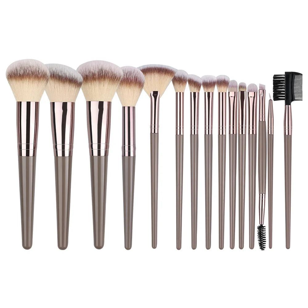 1-20PCS Makeup Brushes Set Eye Shadow Foundation Blush Highlighter Concealer Female Beauty Tool Puffs Beauty Sponges Thumb Puffs