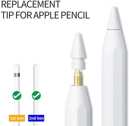 1-20PC Replacement Pencil Tips  Apple Pencil 1st 2nd Generation Stylus Pen Spare Nibs  iPad Pro iPencil 1/2 Accessories