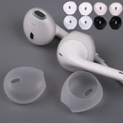 1-20Pairs Earphones Soft Silicone Anti-Lost Ear Caps For Airpods iPhone 5/6/7/8S Headphones Headset Eartip Earbuds Protector