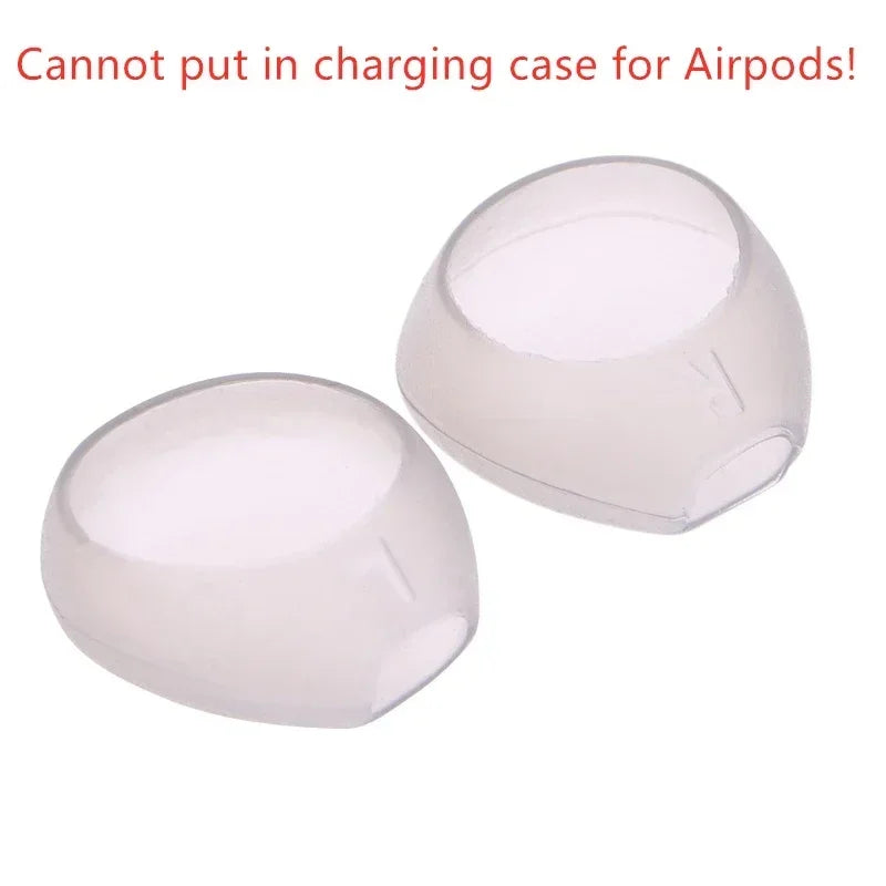 1-20Pairs Earphones Soft Silicone Anti-Lost Ear Caps For Airpods iPhone 5/6/7/8S Headphones Headset Eartip Earbuds Protector