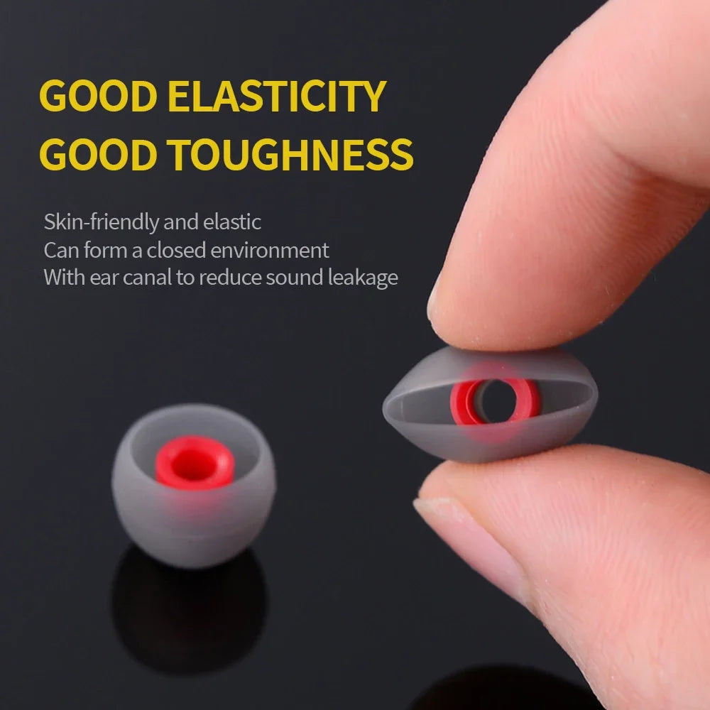 1-20Pairs Wired Earphone Replacement Earplugs Universal Headphone Soft Silicone Noise Reduction Earbuds Cap Ear Plugs Cover