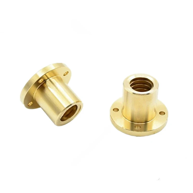 Gtooza_1/2PC T4*1/2 T3.5X2.4/0.61 Miniature Small Screw Printer Stainless Steel+ Nut Diameter 4mm Lead 1/2mm 100 200 250 500 800 700 gtooza.com