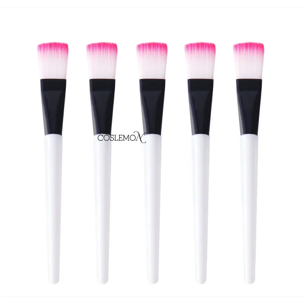 1/3/6pcs Face Skin Care Tools Mask Mud Mixing Brush White Acrylic Handle Fiber Hair Cosmetic Applicator DIY Beauty Tools