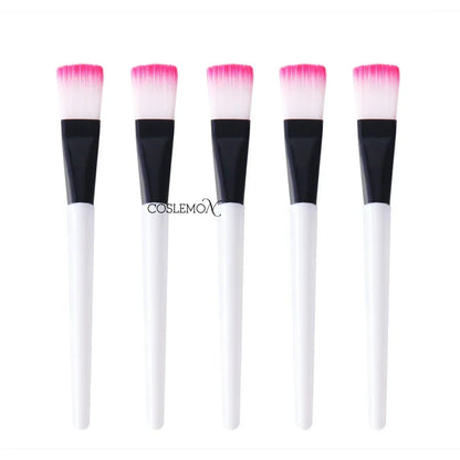 1/3/6pcs Face Skin Care Tools Mask Mud Mixing Brush White Acrylic Handle Fiber Hair Cosmetic Applicator DIY Beauty Tools