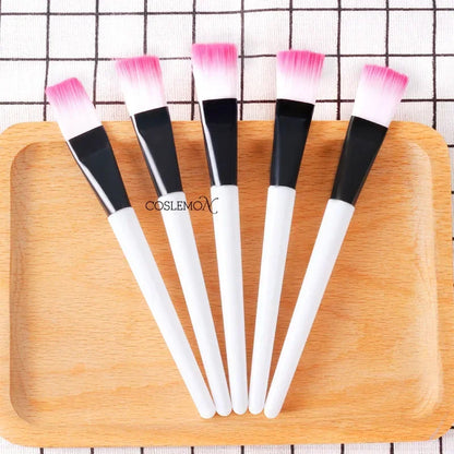 1/3/6pcs Face Skin Care Tools Mask Mud Mixing Brush White Acrylic Handle Fiber Hair Cosmetic Applicator DIY Beauty Tools