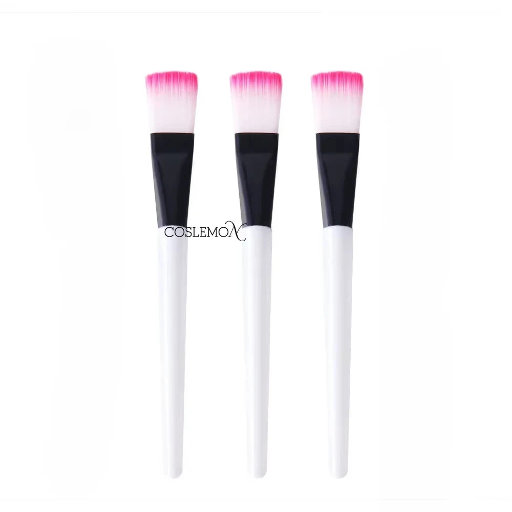 1/3/6pcs Face Skin Care Tools Mask Mud Mixing Brush White Acrylic Handle Fiber Hair Cosmetic Applicator DIY Beauty Tools