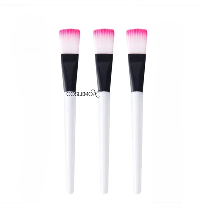 1/3/6pcs Face Skin Care Tools Mask Mud Mixing Brush White Acrylic Handle Fiber Hair Cosmetic Applicator DIY Beauty Tools