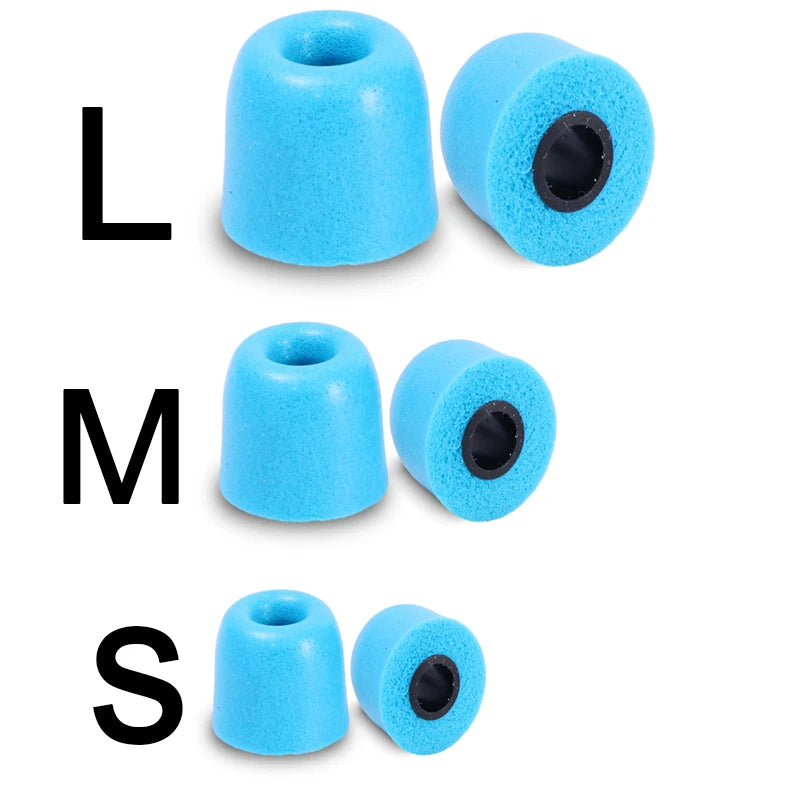 1/3Pair Replacement Earplugs 4.5mm Memory Foam Eartips Universal Wireless Wired Earphone Noise Reduction Earplug Earbuds