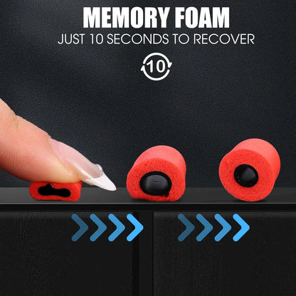 1/3Pair Replacement Earplugs 4.5mm Memory Foam Eartips Universal Wireless Wired Earphone Noise Reduction Earplug Earbuds