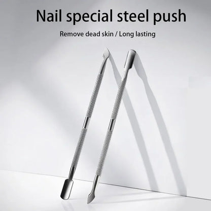 1/3Pc Cuticle Pusher Stainless Steel Dead Skin Cuticle Remover Manicure Cleaner Care Nail Tools Manicure Tools Repousse Cuticule