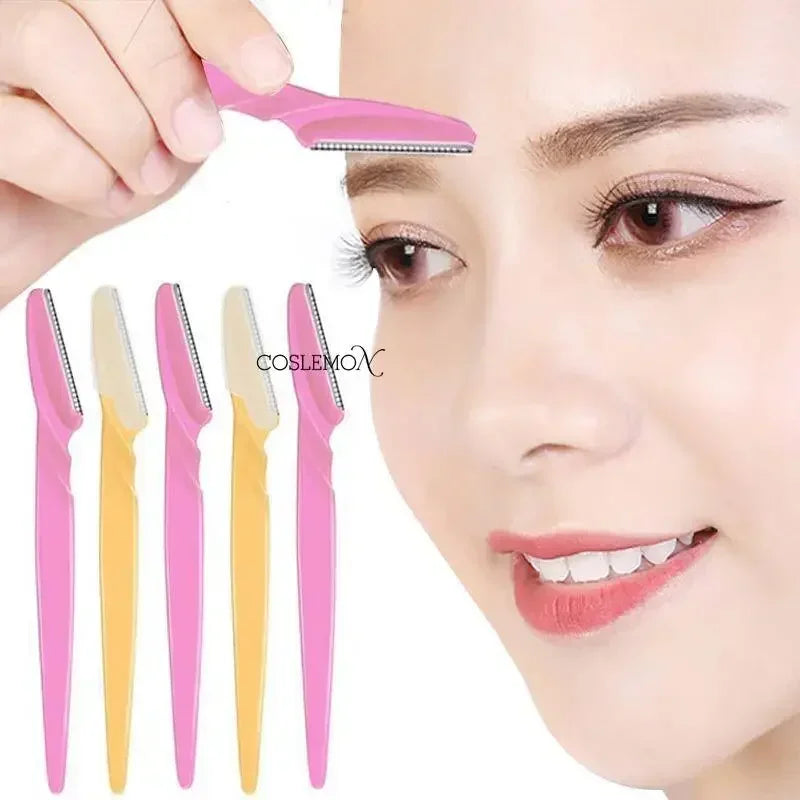 1/3Pcs Eyebrow Trimmer Face Razor  Women Lade Eye Brow Shaper Face Razor Facial Hair Remover Beauty Makeup Cosmetic Tool