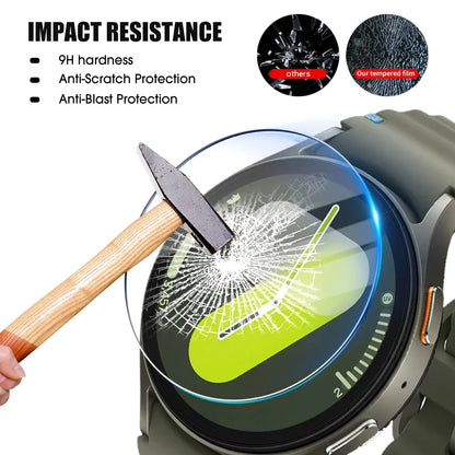 1-3Pcs Tempered Glasss for Samsung Galaxy Watch 7 40mm 44mm 7Ultra 47mm Screen Protector Protective Glass Easy to Install