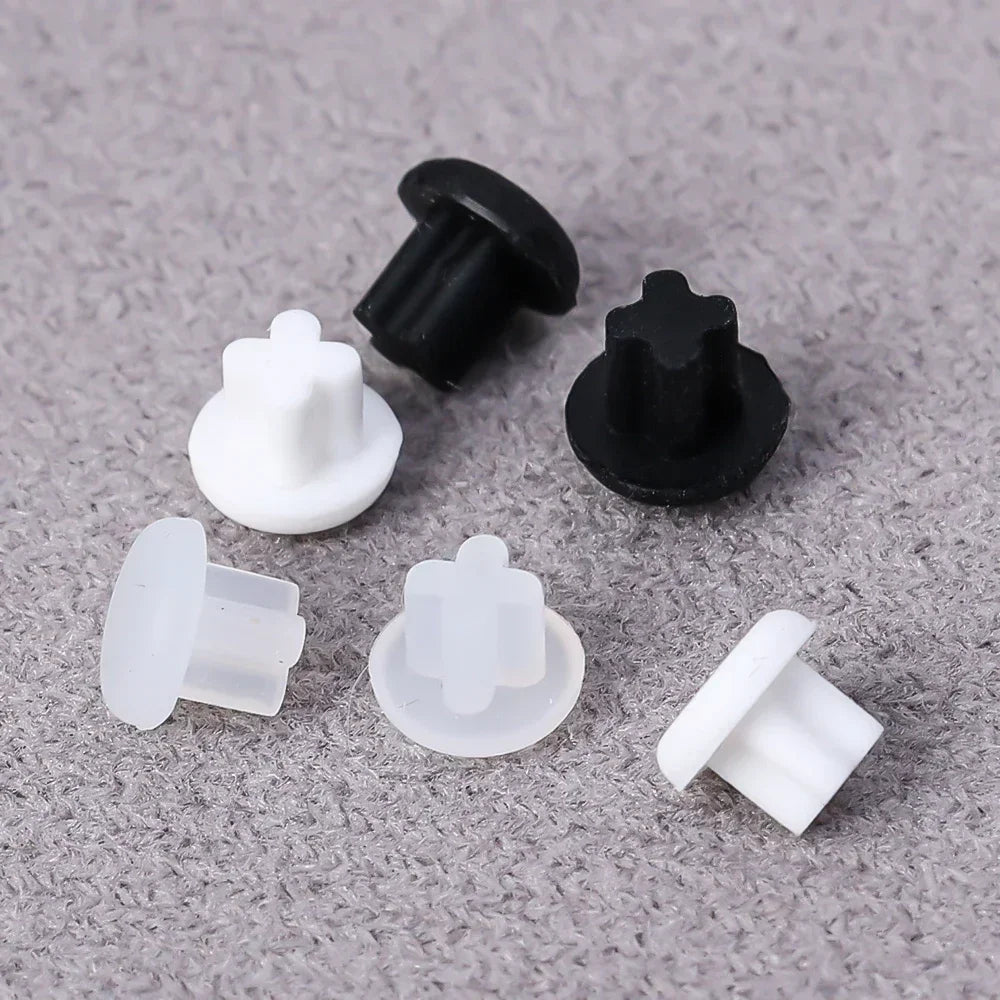 1/5/10/20PC 3.5mm Headphone Jack Hole Silicone Dust Plug For Audio Microphone Interface Anti-dust Stopper Dustplug Cover