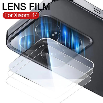 1-5PC Full Cover Tempered Glass  Xiaomi 14 Back Camera Lens Protector Anti-scratch Protective Glass Films For Xiaomi Mi 14