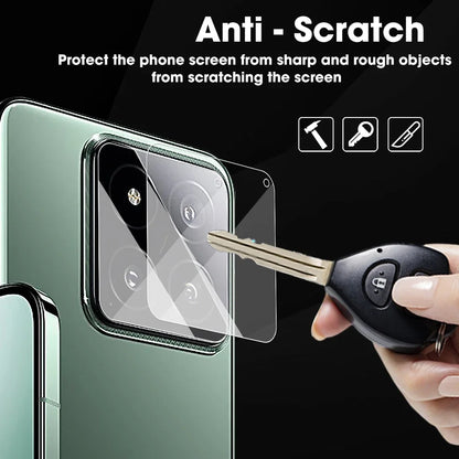 1-5PC Full Cover Tempered Glass  Xiaomi 14 Back Camera Lens Protector Anti-scratch Protective Glass Films For Xiaomi Mi 14