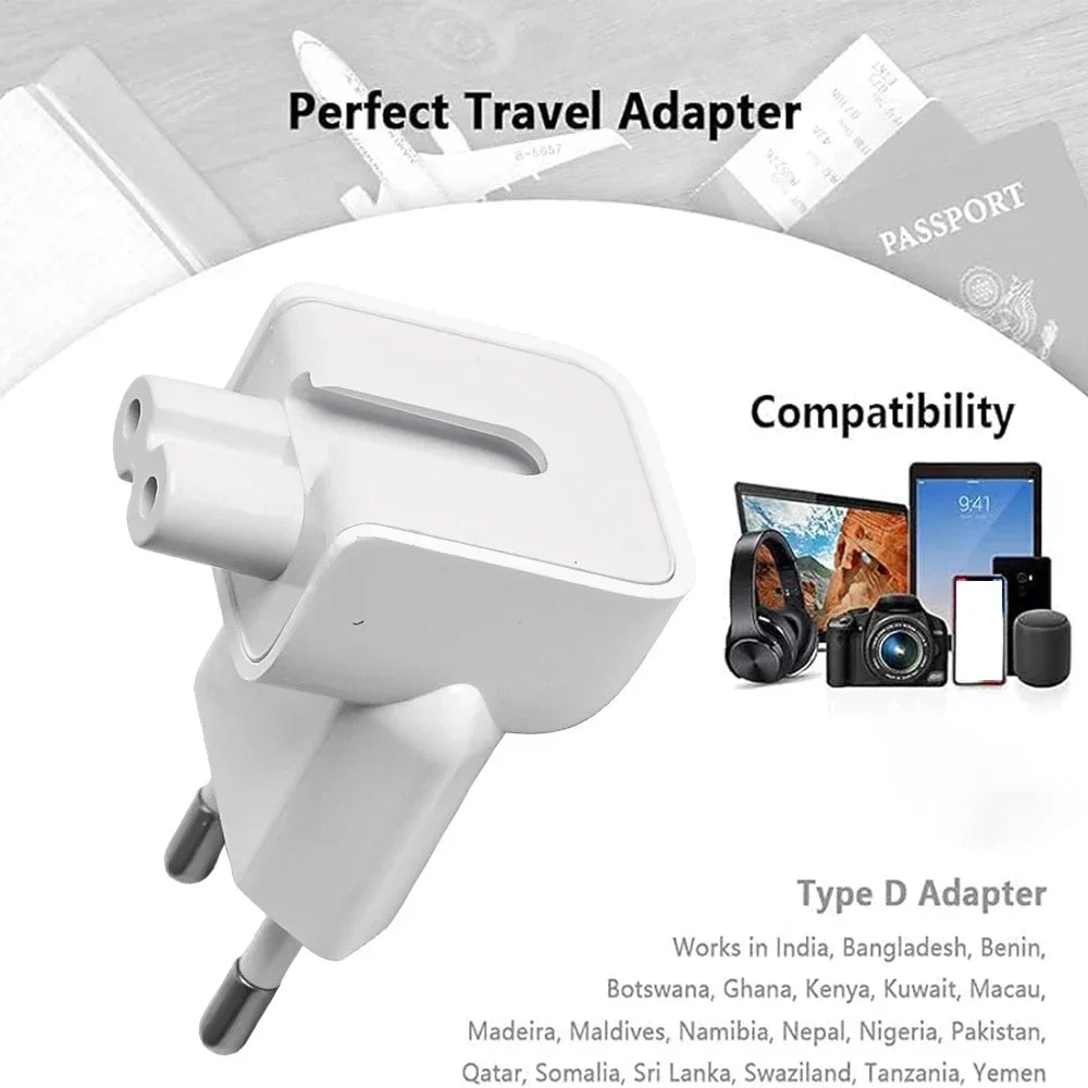 1-5PC Mini EU Fast Charging Adapter Travel Converter Charger Power Adapters  IPad Pro 10W 12W MacBook AC Power Wall Plugs