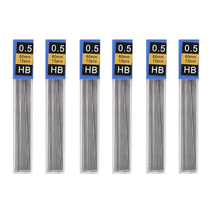 1/6/12PC Mechanical Pencil Refill Leads 0.3 0.5 0.7 0.9 1.3 2.0mm Drawing Writing Automatic Pencil Core Refills Accessories