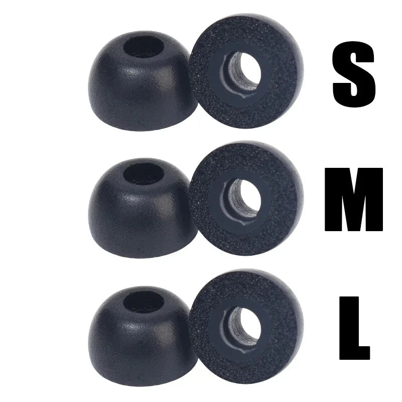 1-6Pairs S M L Memory Foam Earplugs For Samsung Galaxy Buds Pro Anti-Slip Replacement Earbuds Earphone Ear Pads Caps Eartips