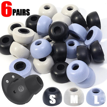 1-6Pairs S M L Memory Foam Earplugs For Samsung Galaxy Buds Pro Anti-Slip Replacement Earbuds Earphone Ear Pads Caps Eartips