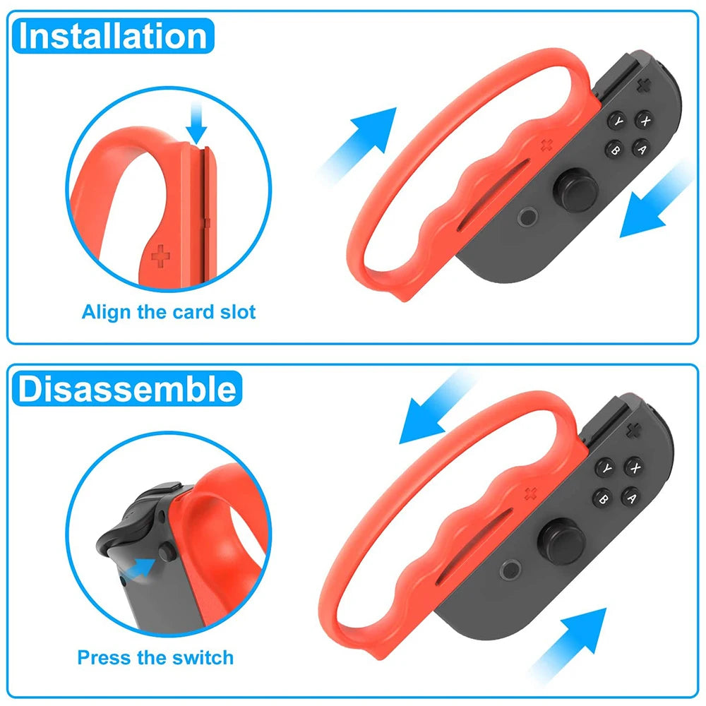 1 Pair For Nintendo Switch oled Joy Con Controller Hand Grips With Wrist Straps just dance For Fitness Boxing Game Accessories