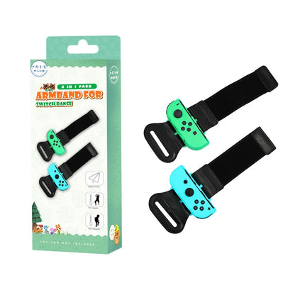 1 Pair Just Dance Band Adjustable Joy-Con Controller Elastic Dance Wrist Band Fit Strap Wristband For Nintendo Nintend Switch