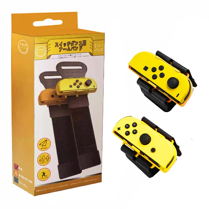 1 Pair Just Dance Band Adjustable Joy-Con Controller Elastic Dance Wrist Band Fit Strap Wristband For Nintendo Nintend Switch